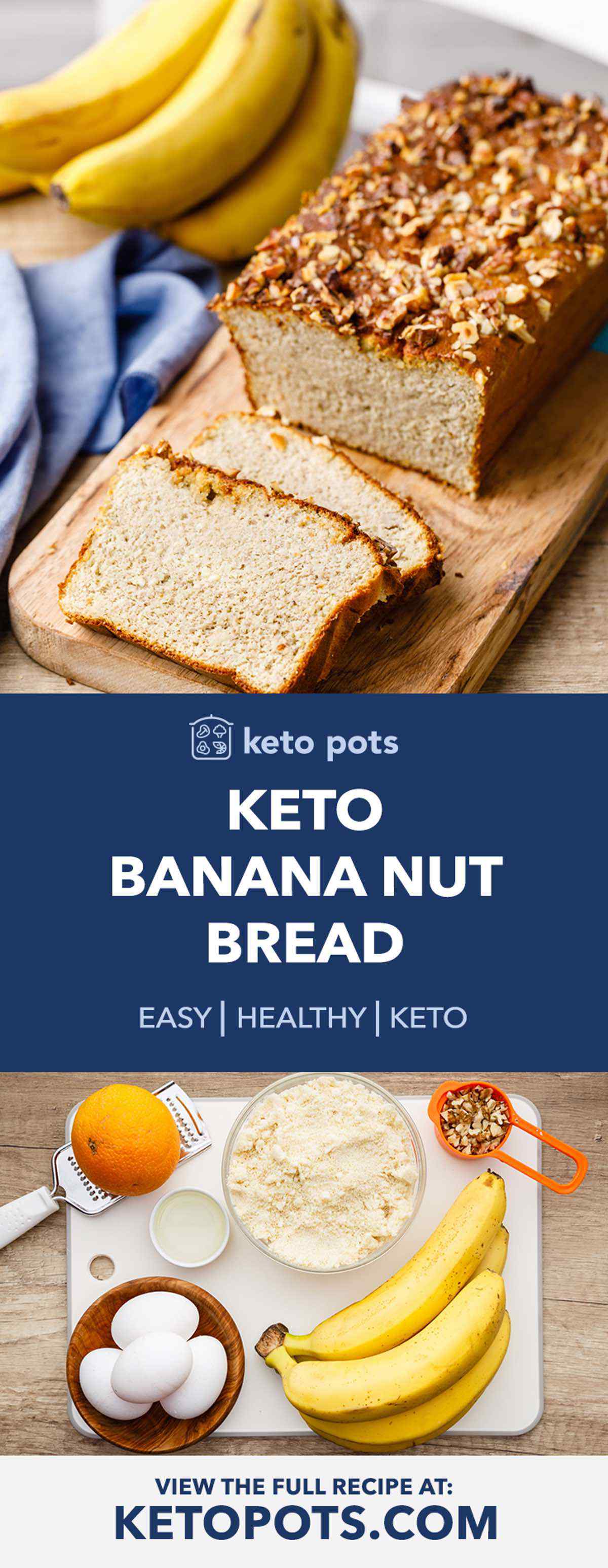 Keto Banana Nut Bread Ever