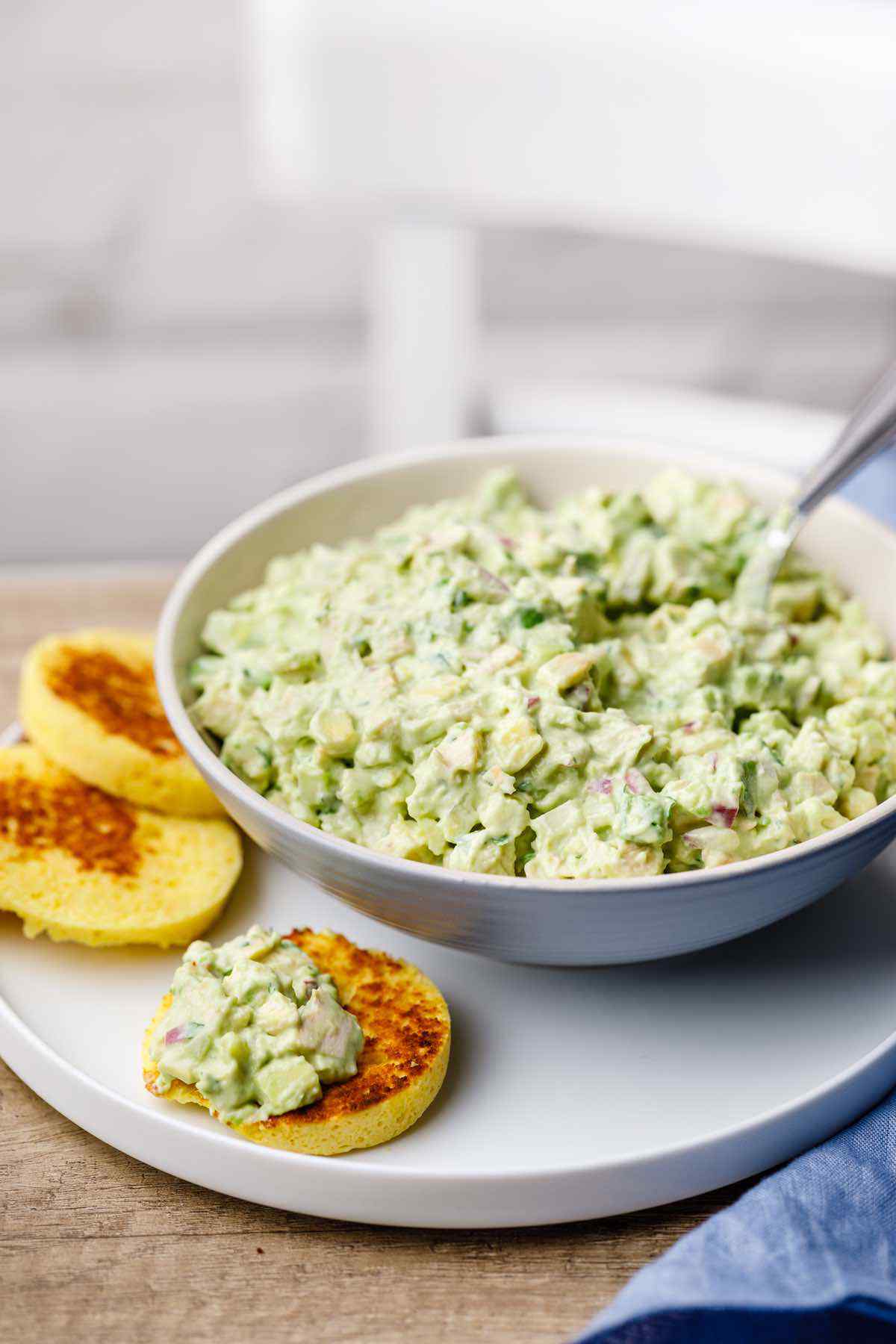 Creamy Avocado Keto Chicken Salad