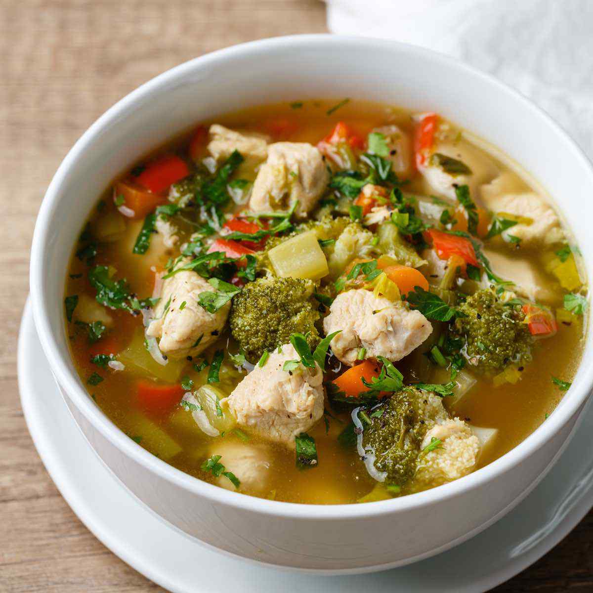 keto bone broth chicken soup