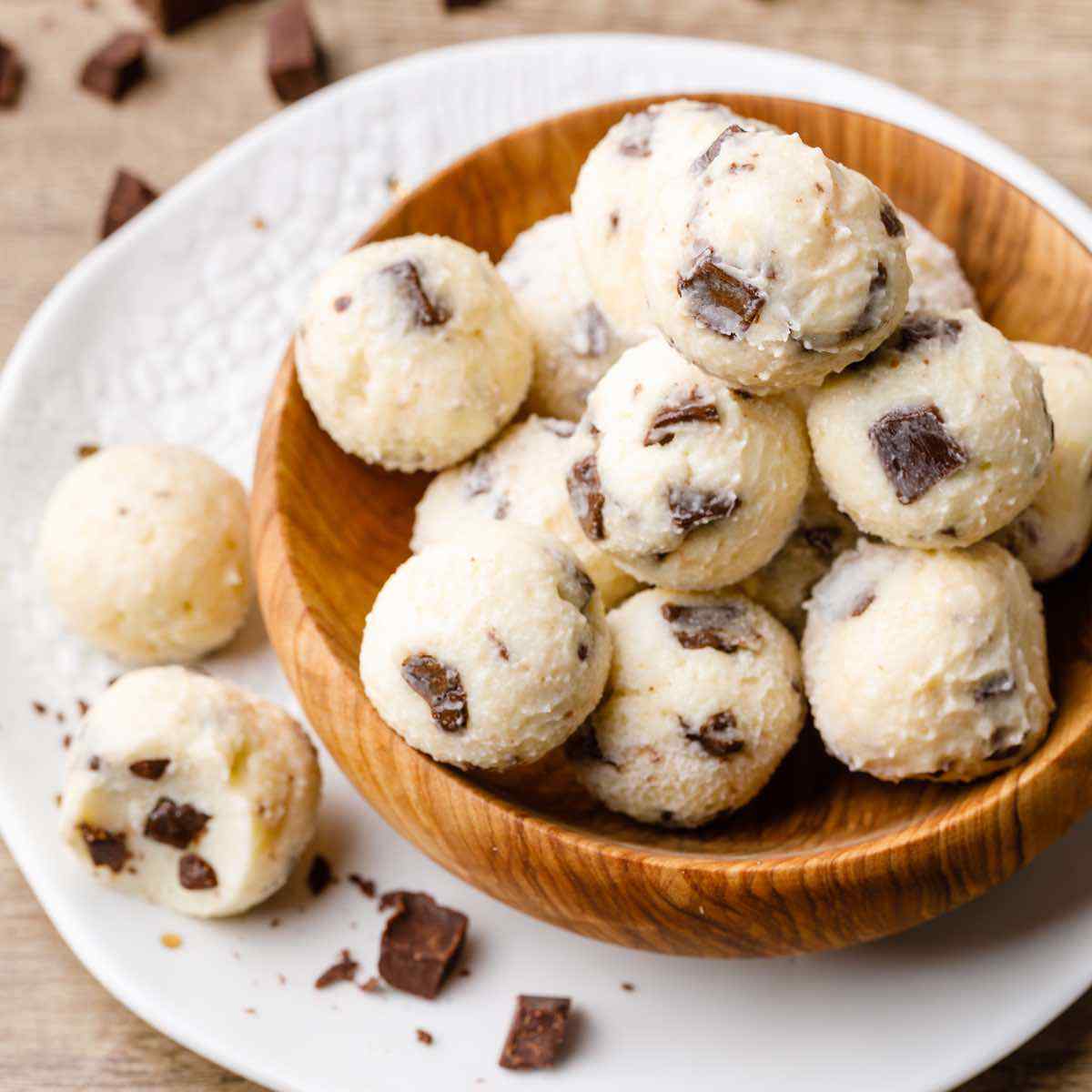 Chocolate Chip Cookie Dough Fat Bombs