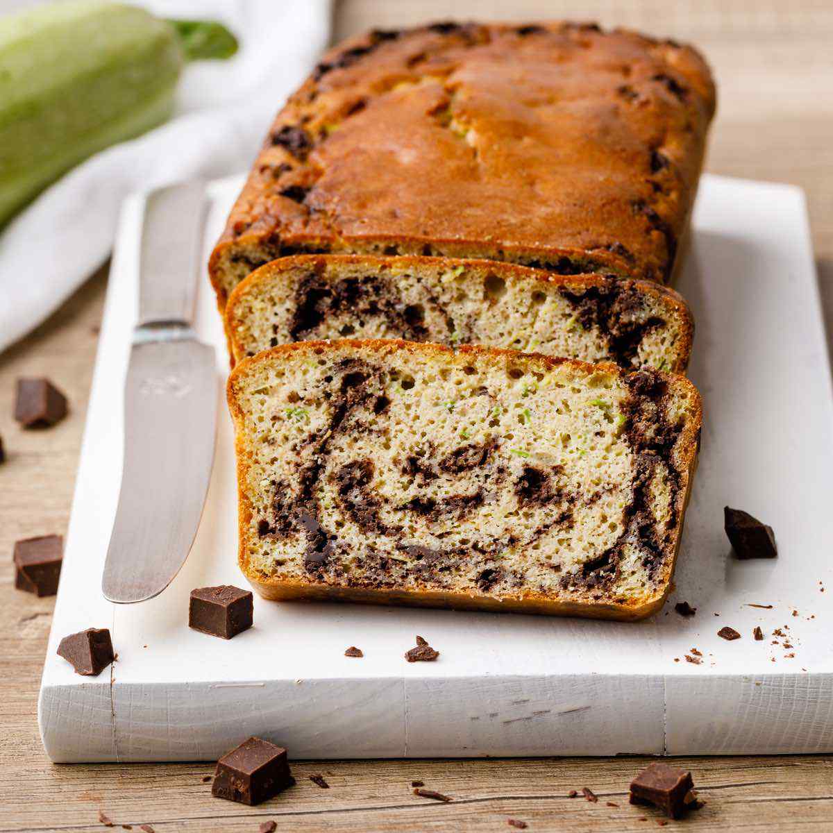 Chocolate Chip Keto Zucchini Bread