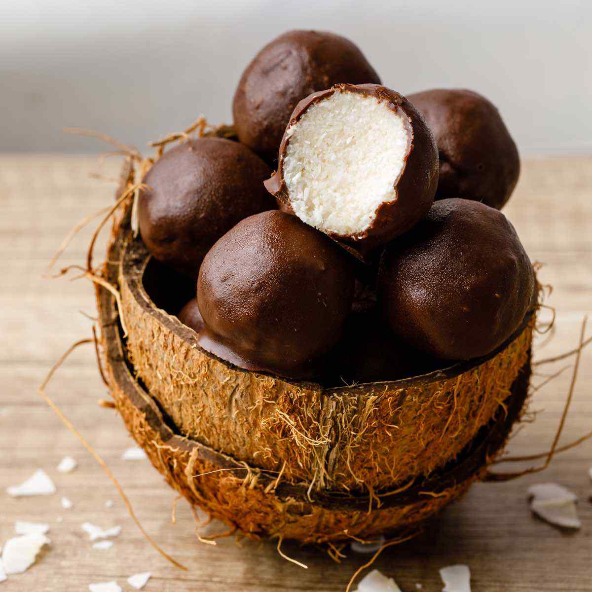 Chocolate Dipped Keto Coconut Fat Bombs