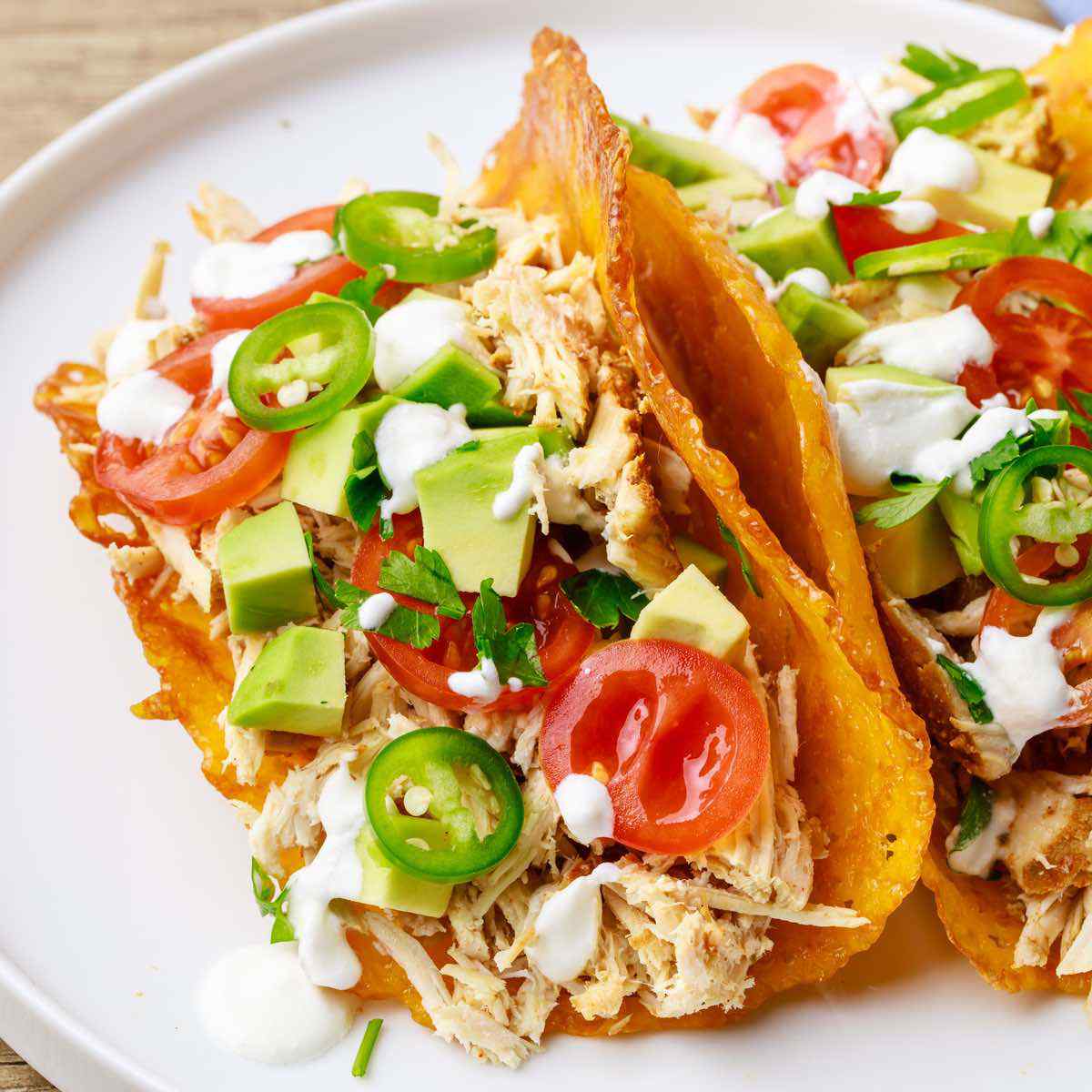 keto crockpot chicken tacos