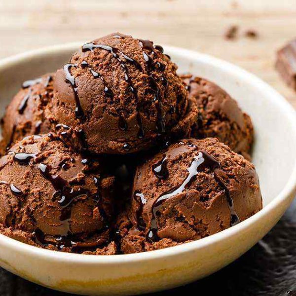 Double Dark Chocolate Keto Ice Cream