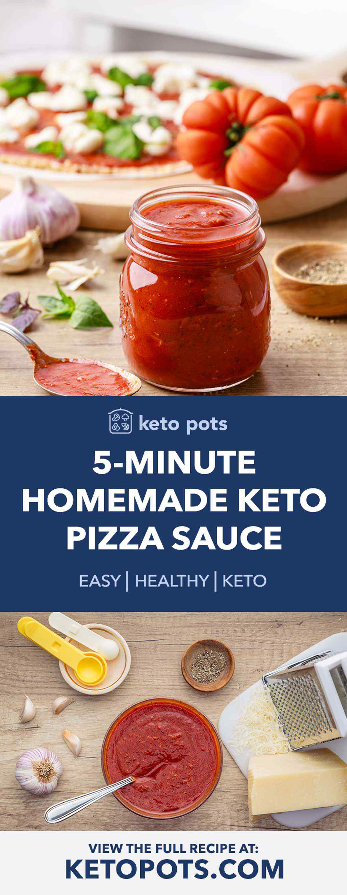 The BEST Low Carb Keto Pizza Sauce Recipe - My PCOS Kitchen