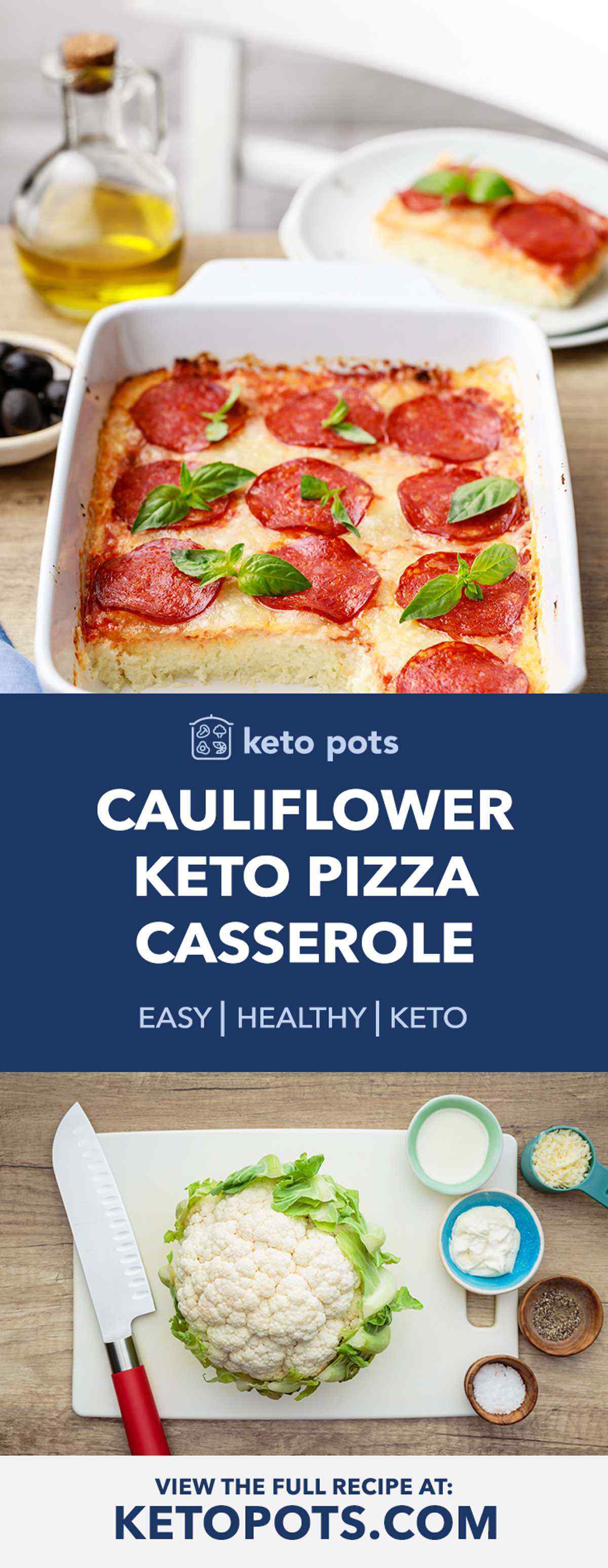 Keto Pizza Casserole