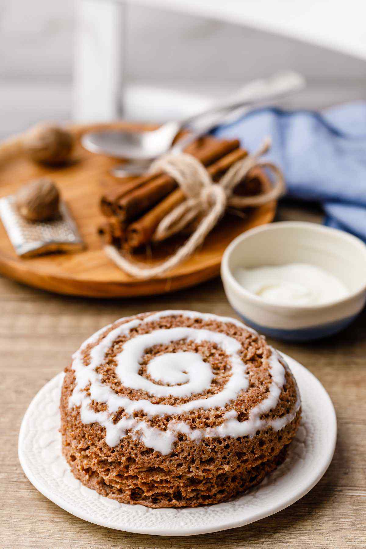 Keto Cinnamon Roll Mug Cake