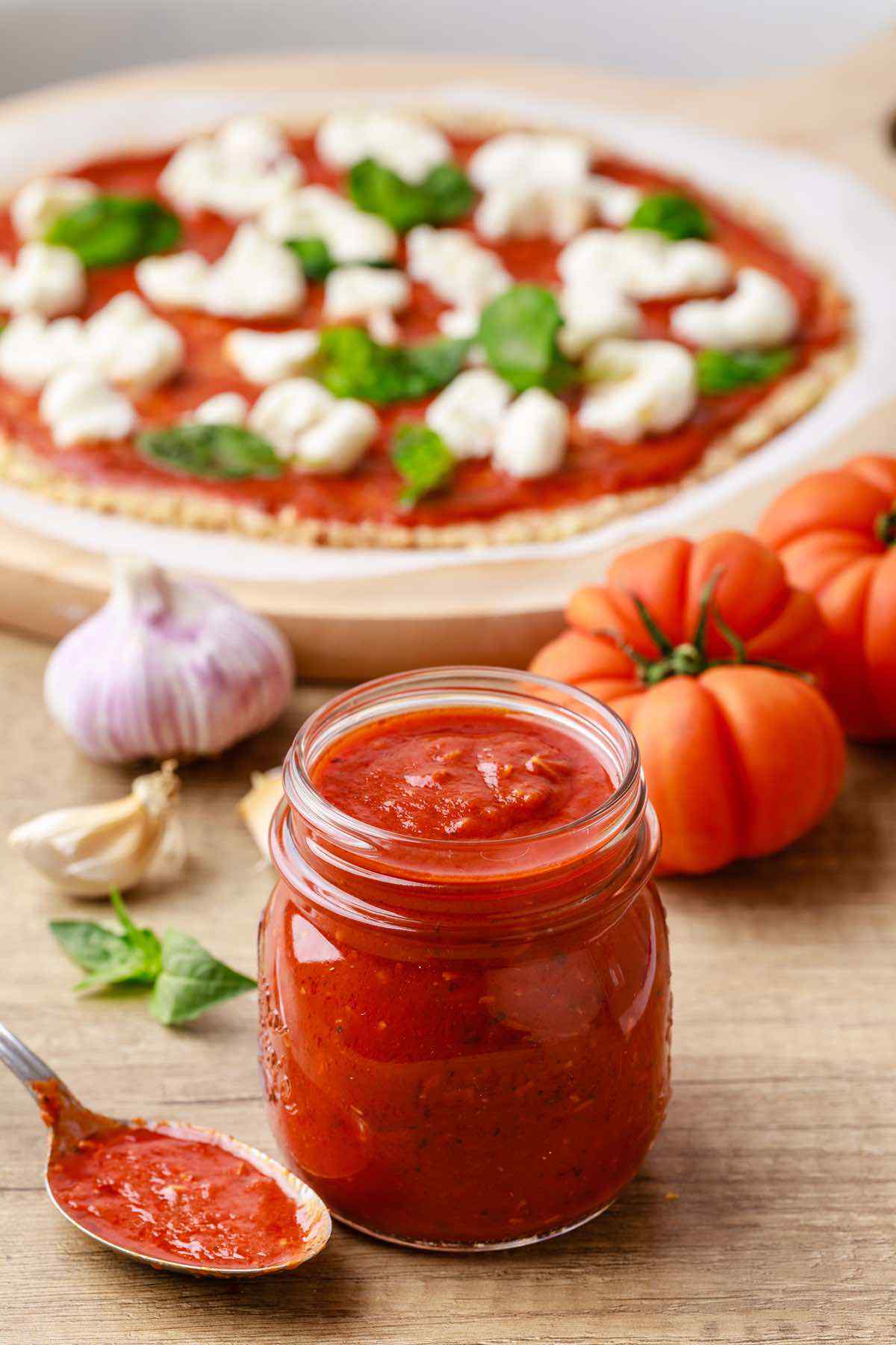 Keto Pizza Sauce Recipe - Easy 1 minute keto pizza sauce recipe!