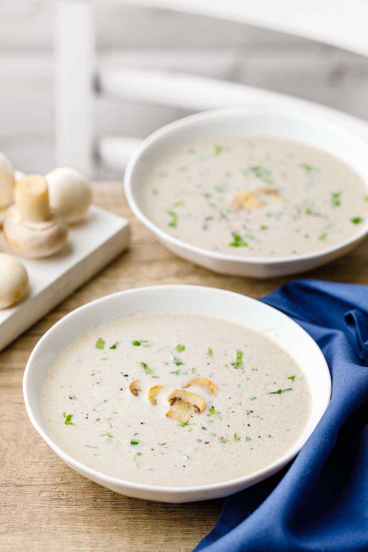 Homemade Keto Cream of Mushroom Soup