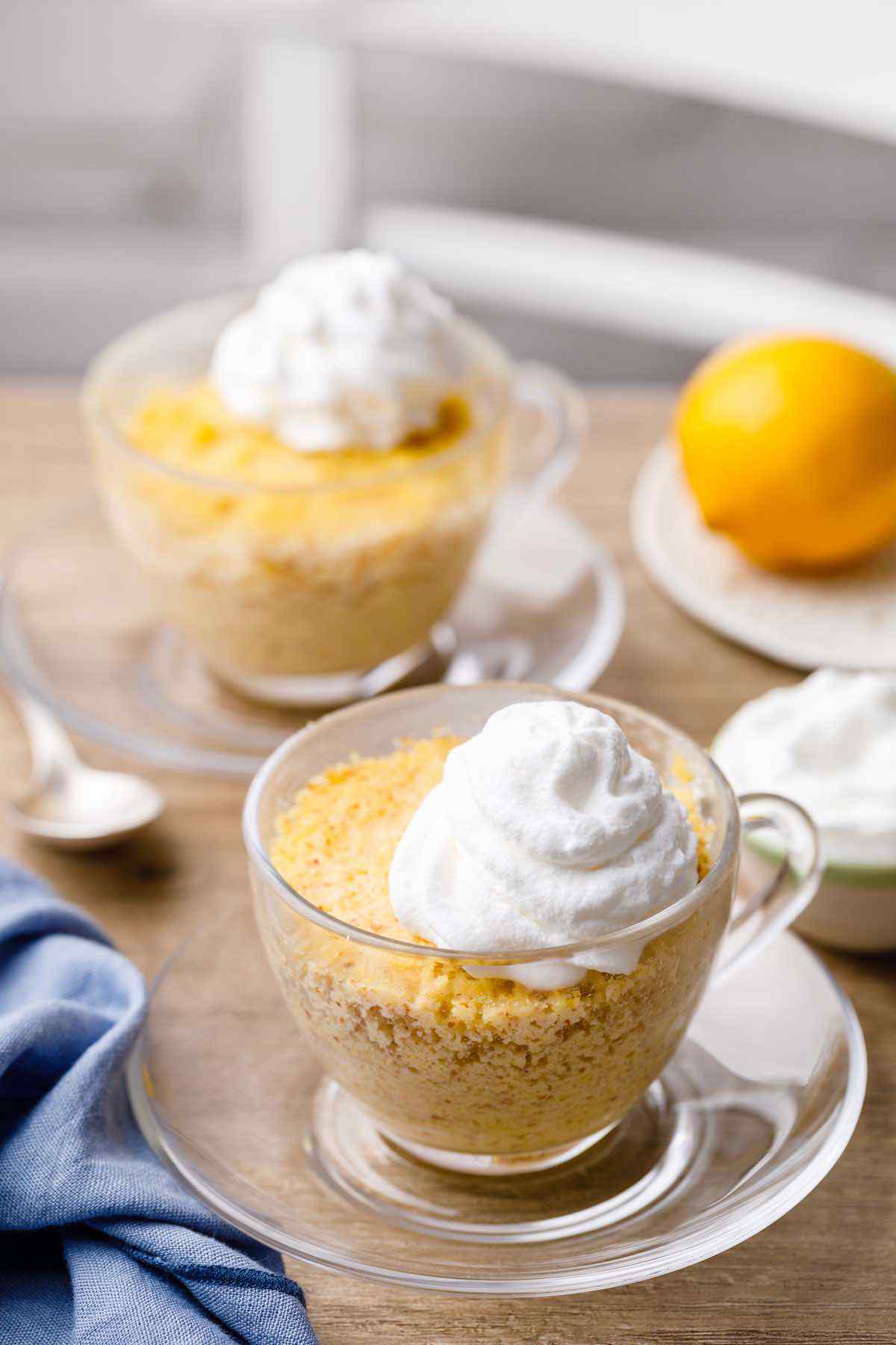 Keto Lemon Mug Cake