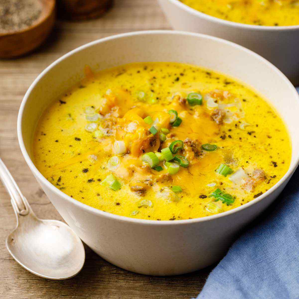 crockpot cheeseburger soup