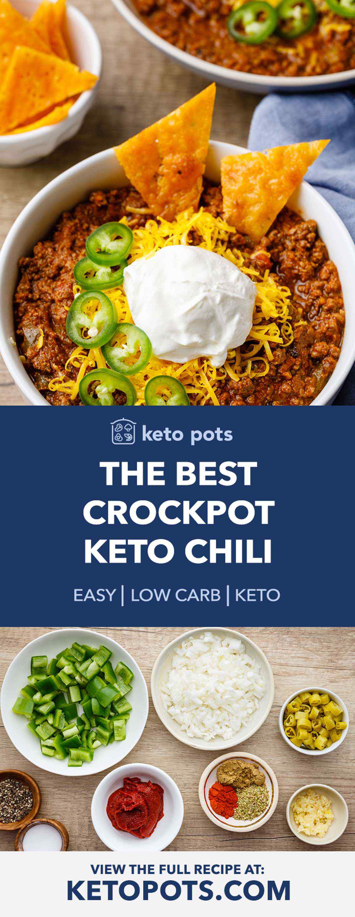 Keto Crockpot Beef Chili