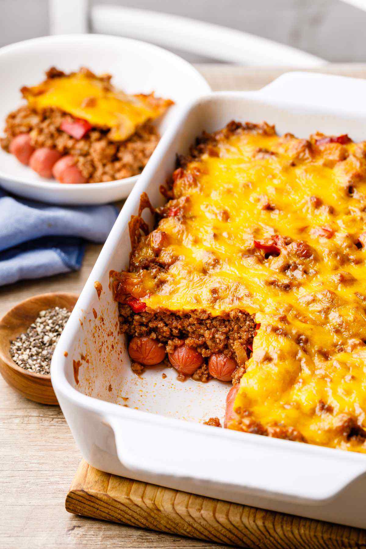 Chili Dog Keto Casserole