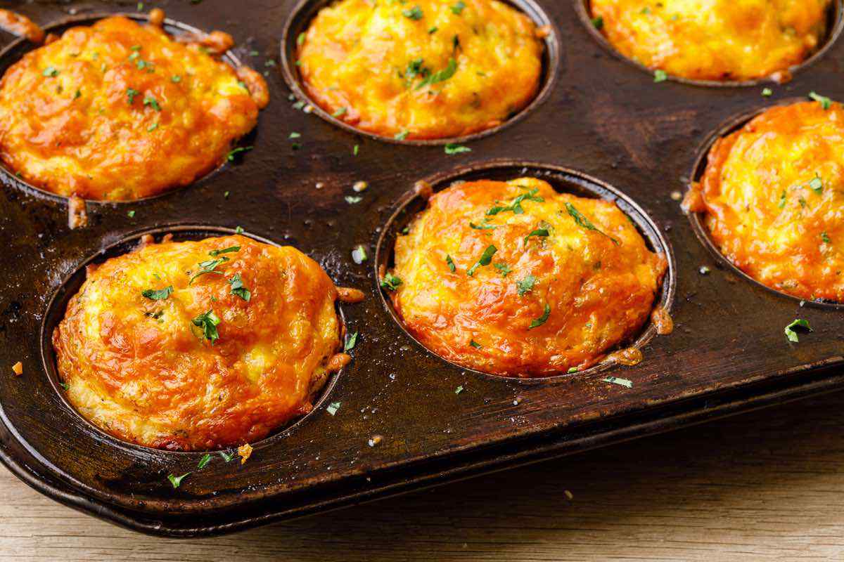 Sausage and Cheese Keto Egg Muffins