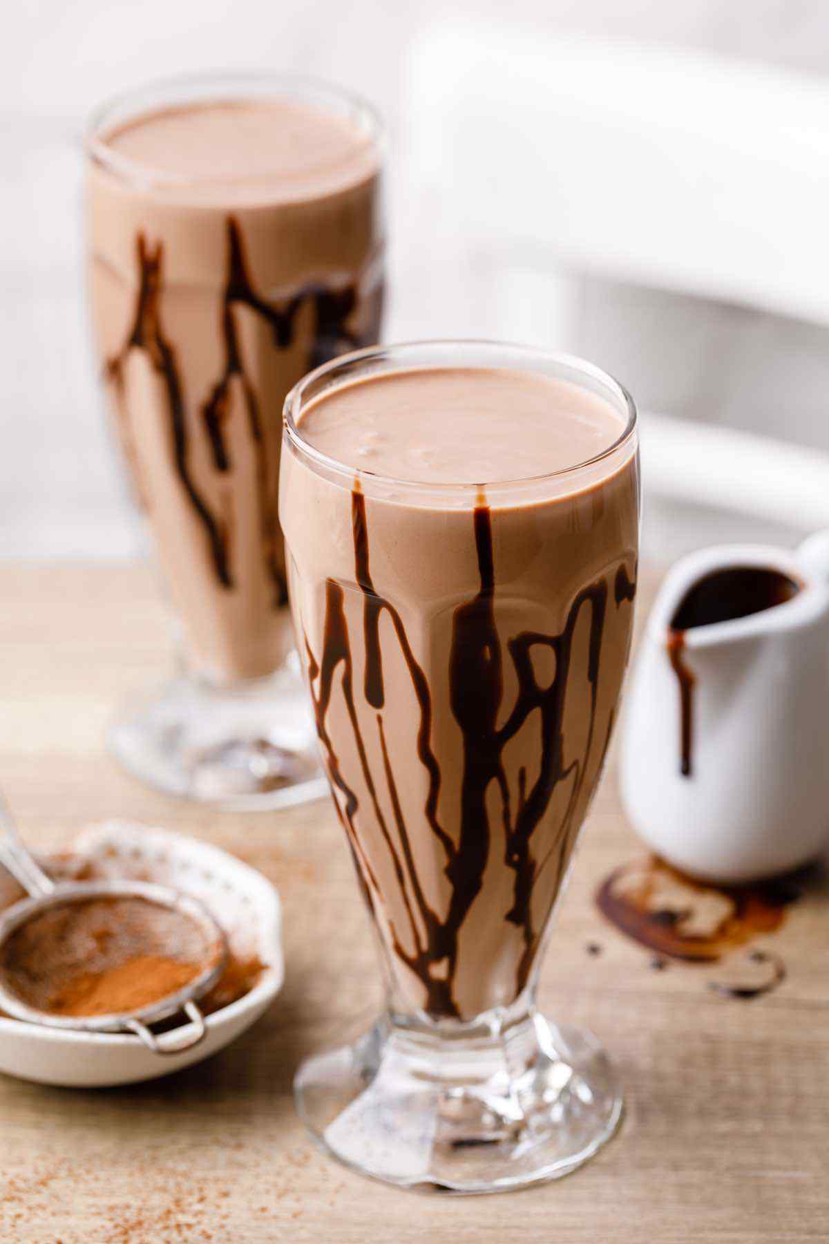 Chocolate and Peanut Butter Keto Smoothie
