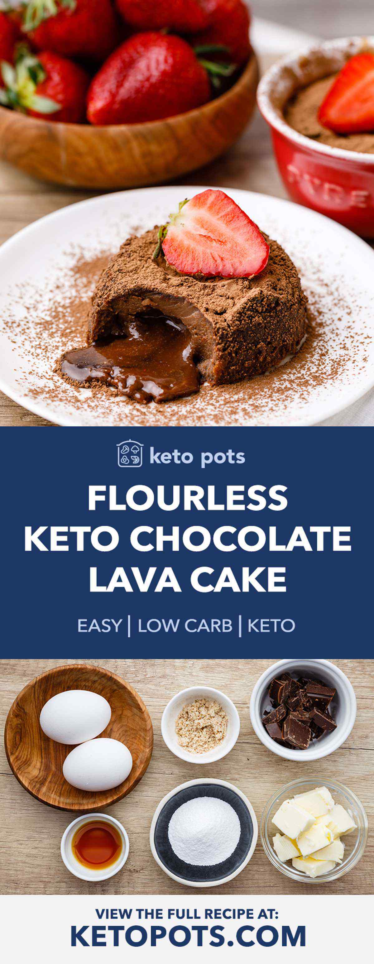 keto lava cake no egg