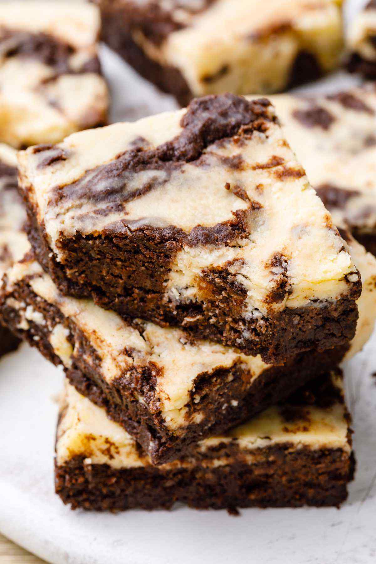 Fudgy Keto Cream Cheese Brownies - Keto Pots