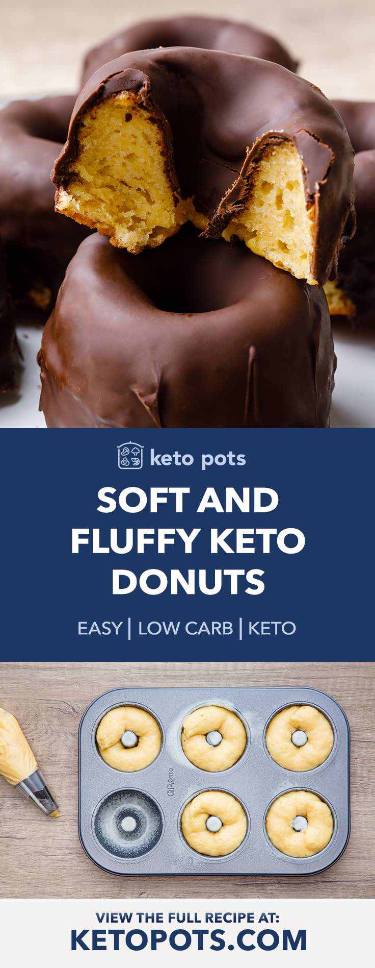 Keto Donuts with Brown Butter Glaze - All Day I Dream About Food