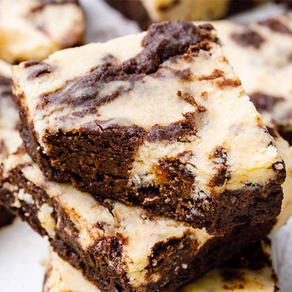 Fudgy Keto Cream Cheese Brownies