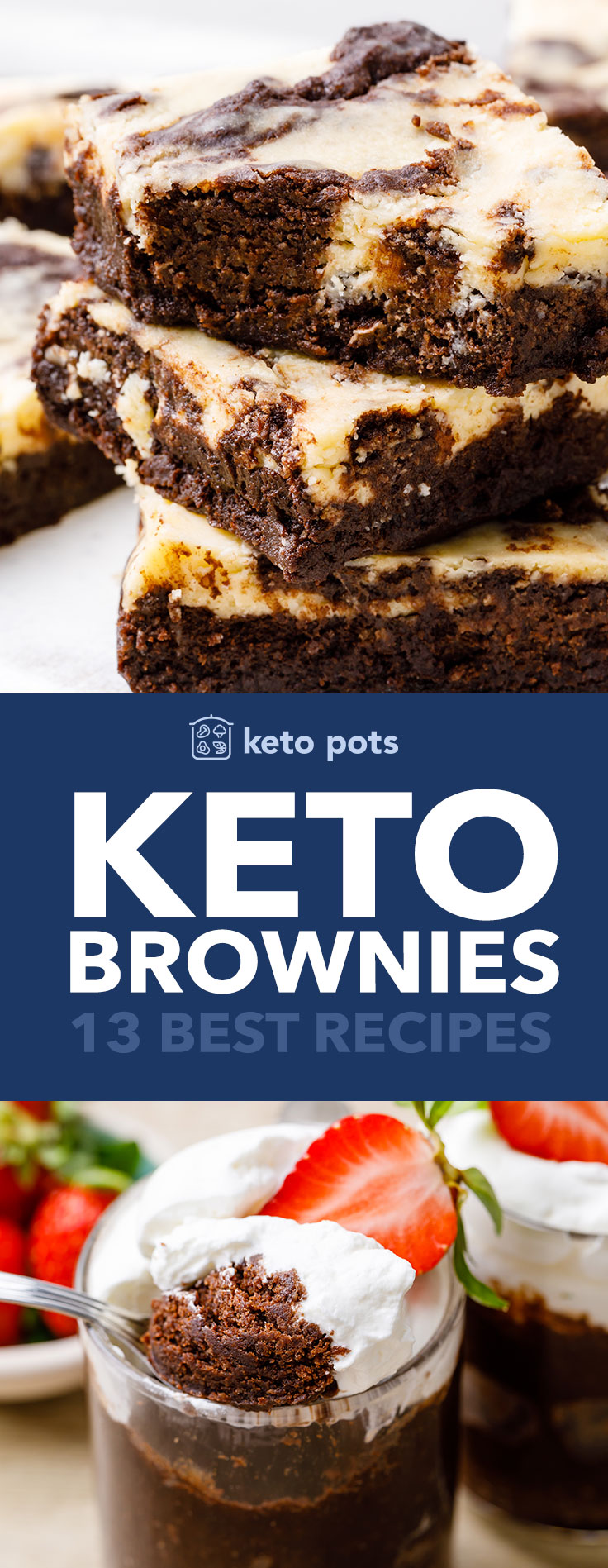 The best keto brownies and store-bought brownie mixes.