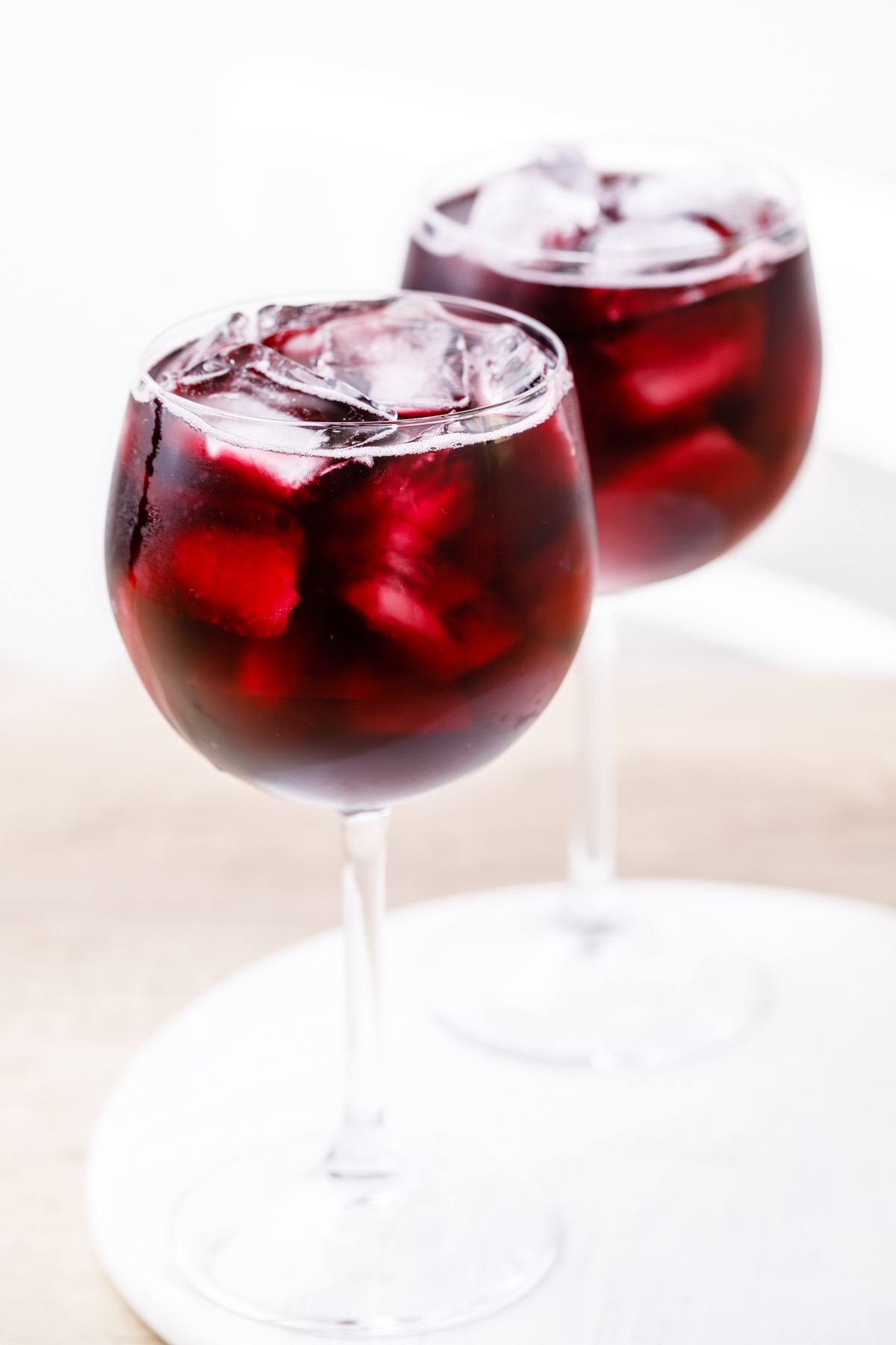 Keto Red Wine Spritzer