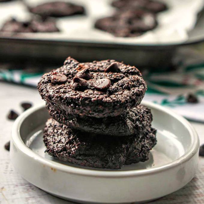 Chocolate Brownie Keto Cookies