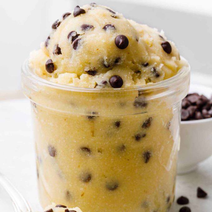 Keto Cookie Dough You Can Eat with a Spoon