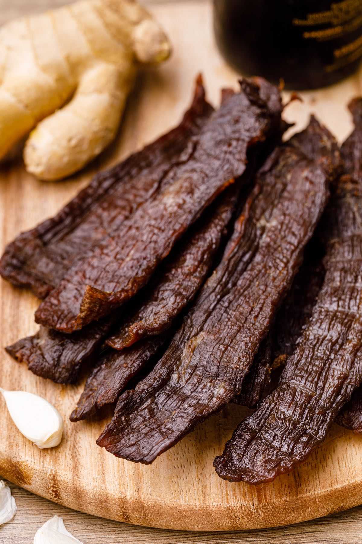 Thick Cut Teriyaki Keto Beef Jerky (Easy Oven Baked Recipe) Keto Pots