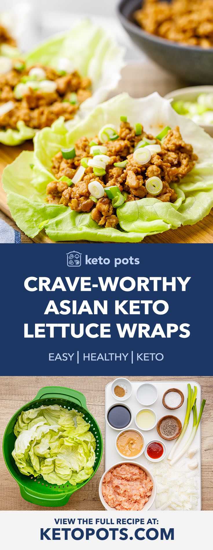 Crave-worthy Asian Keto Lettuce Wraps