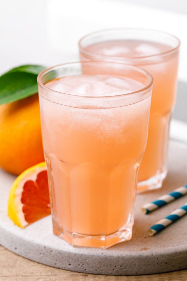 Refreshing Homemade Grapefruit Keto Soda (Low Sugar and Low Carb