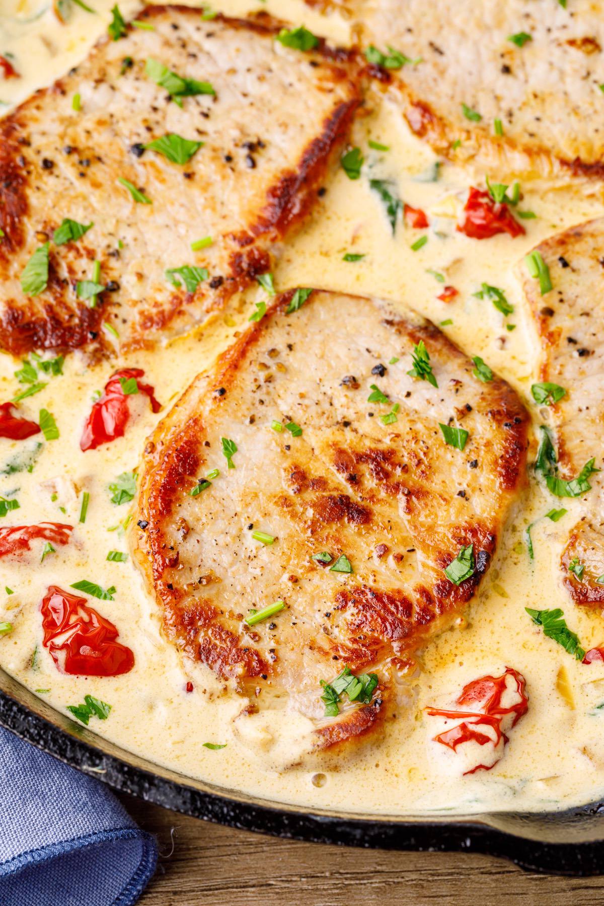 Keto Smothered Pork Chops