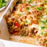 Philly Cheesesteak Keto Casserole