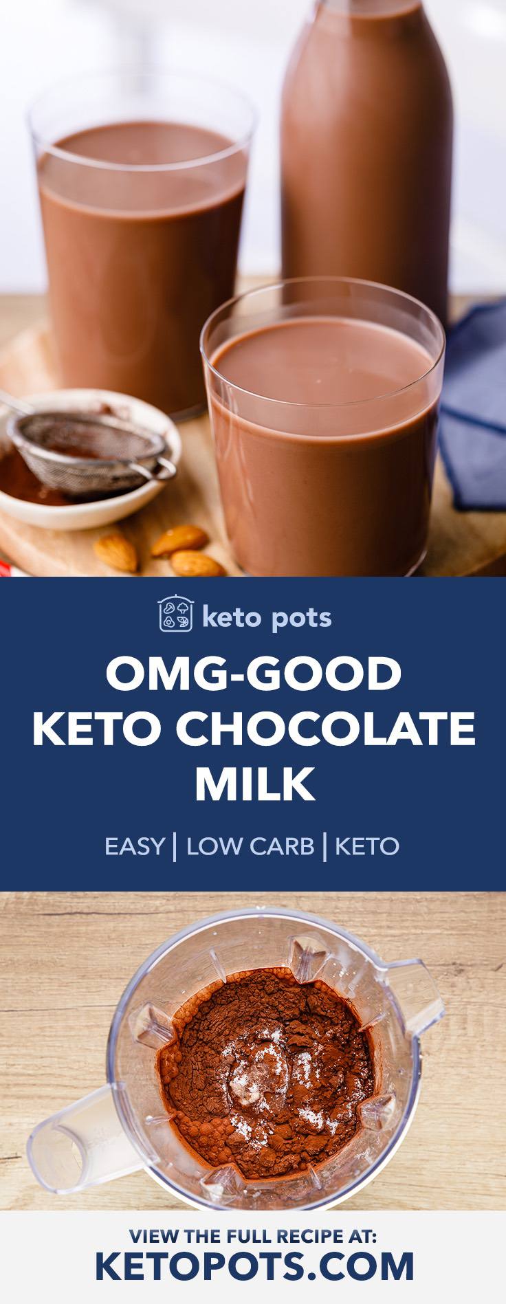 OMG-Good Homemade Keto Chocolate Milk