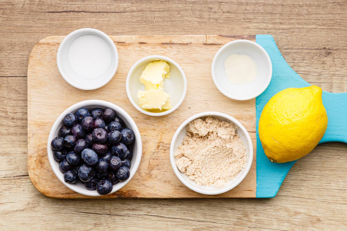 Keto Blueberry Cobbler