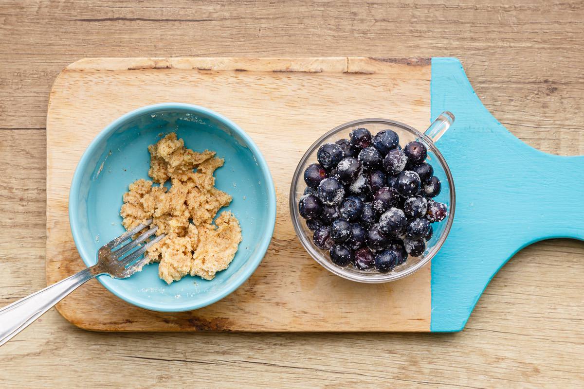 Keto Blueberry Cobbler