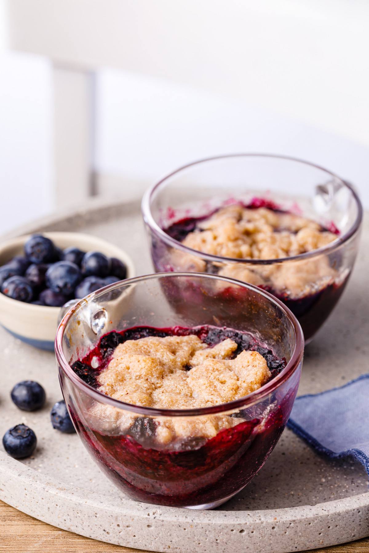 Keto Blueberry Cobbler