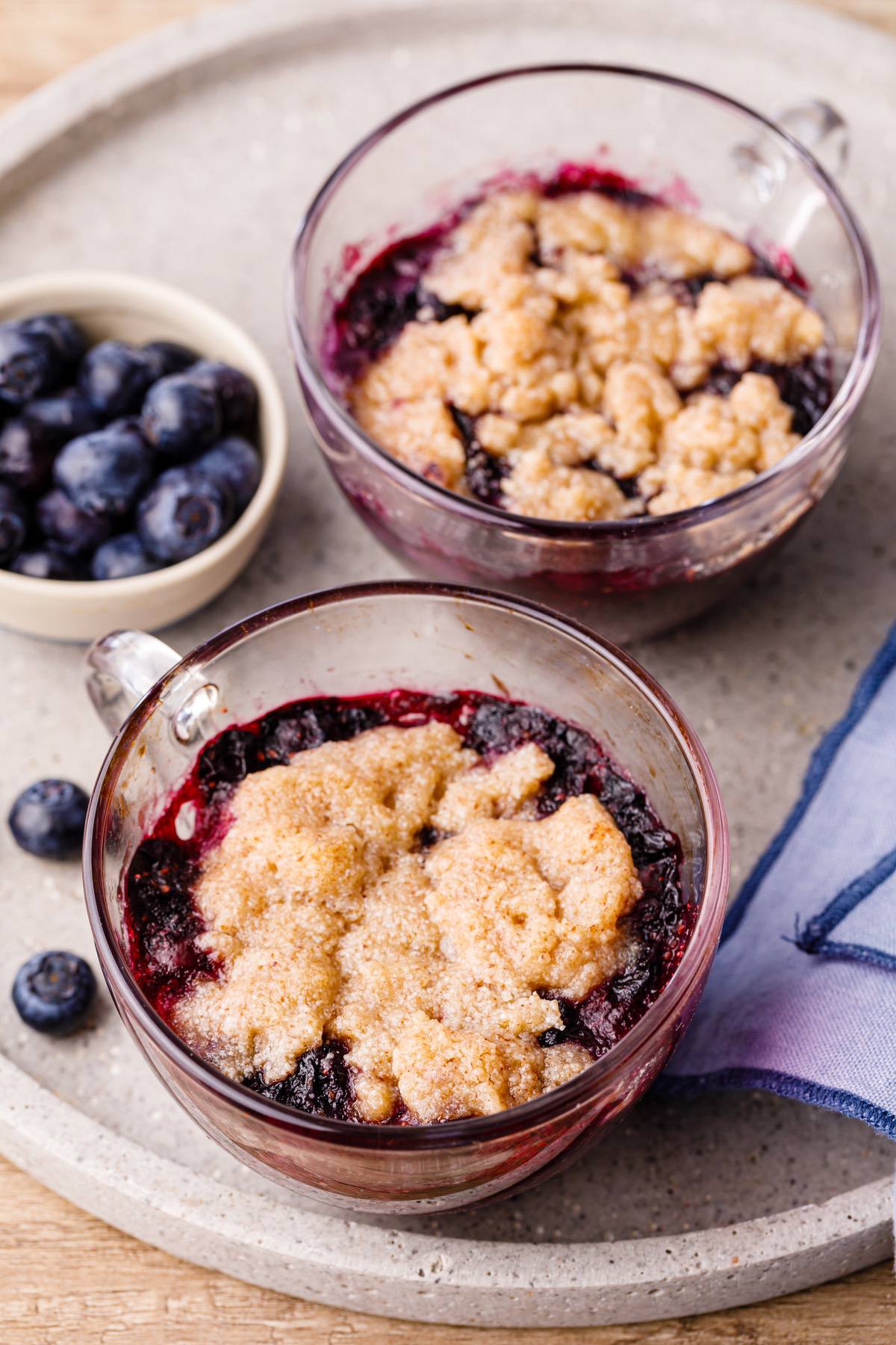 Keto Blueberry Cobbler