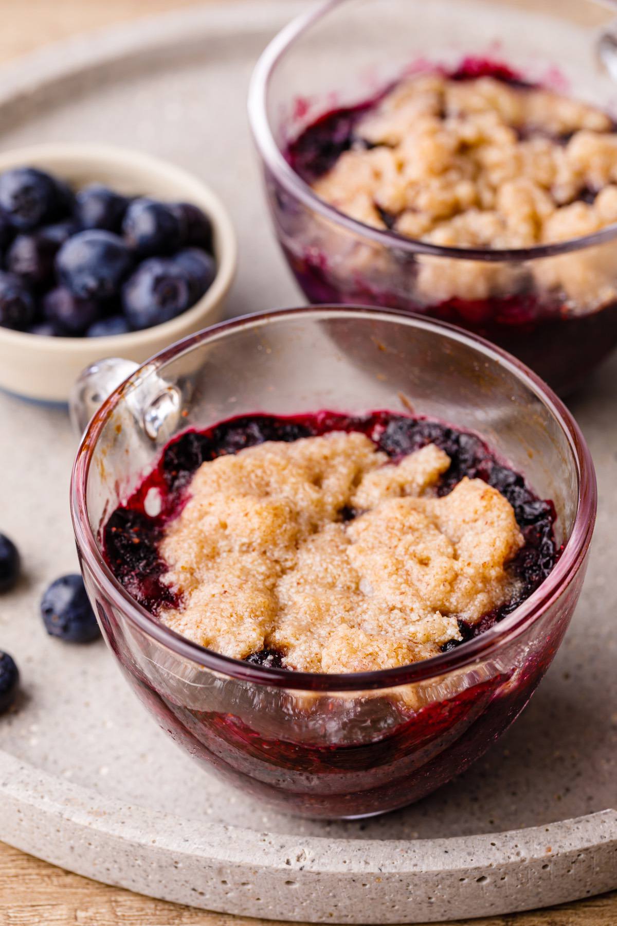 Keto Blueberry Cobbler