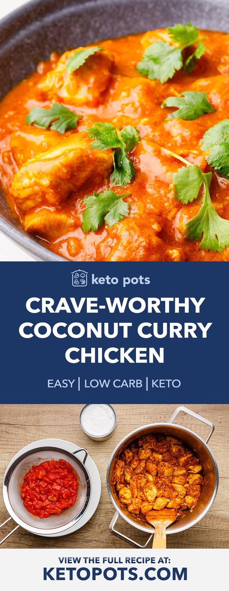 Keto Coconut Curry Chicken