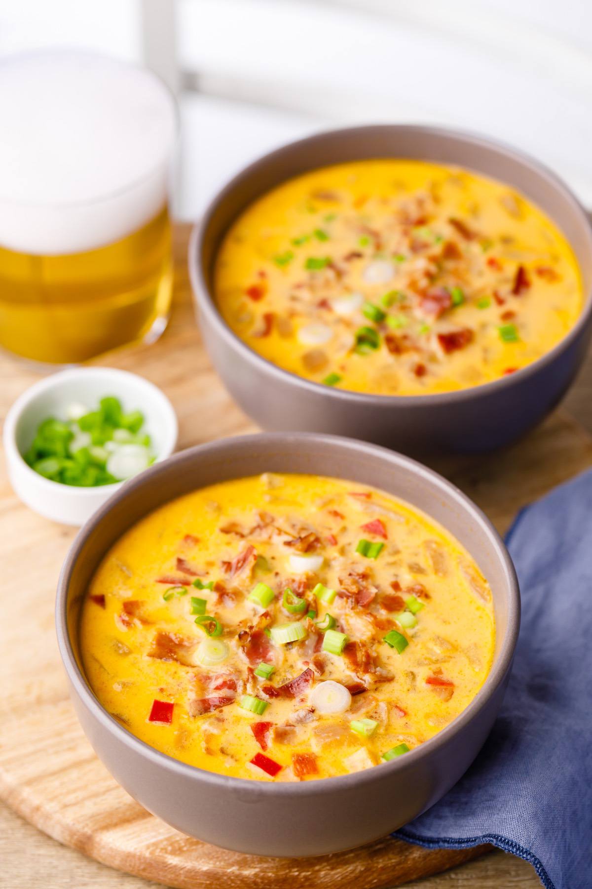 Beer Cheese Soup (Low Carb) - Keto Pots