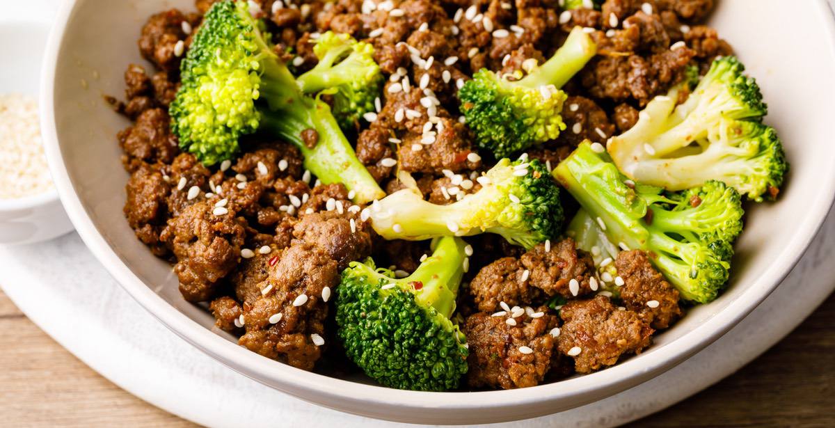 Low Carb Ground Beef Broccoli Keto Stir Fry (Easy Stovetop Meal) Keto