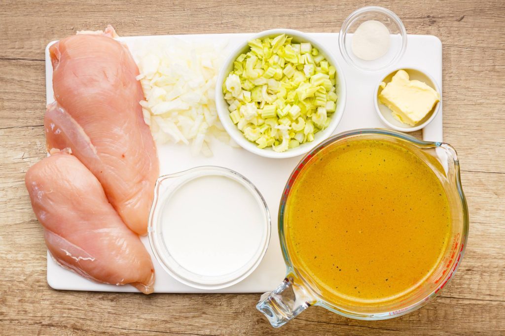 Keto Cream of Chicken Soup - Keto Pots