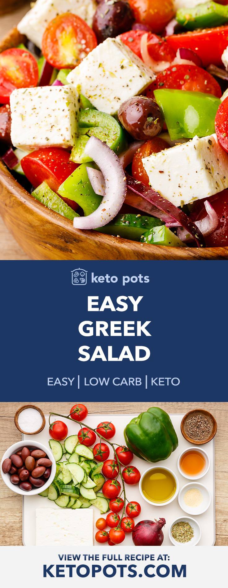 Keto Greek Salad